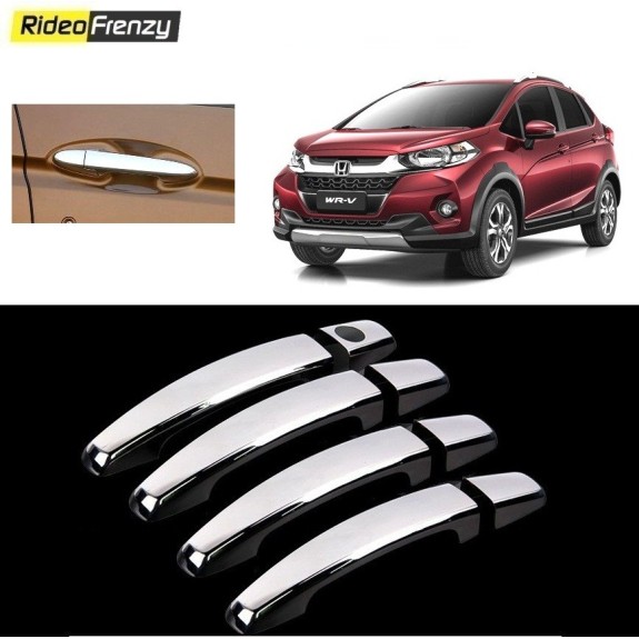 Buy Honda WRV Door Chrome Handle Covers online at low prices-RideoFrenzy