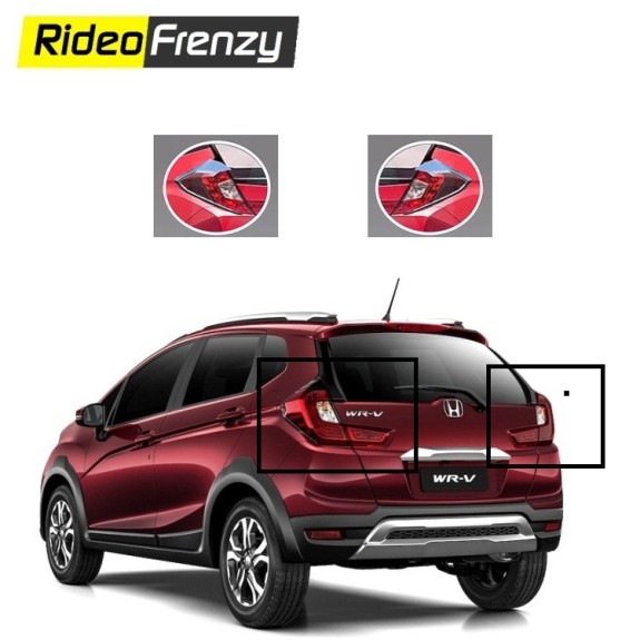 Buy Honda WRV Chrome Tail Light Covers online at Low prices-RideoFrenzy