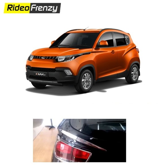 Buy Mahindra KUV100 Rear Chrome Eyebrows online at low prices-RideoFrenzy