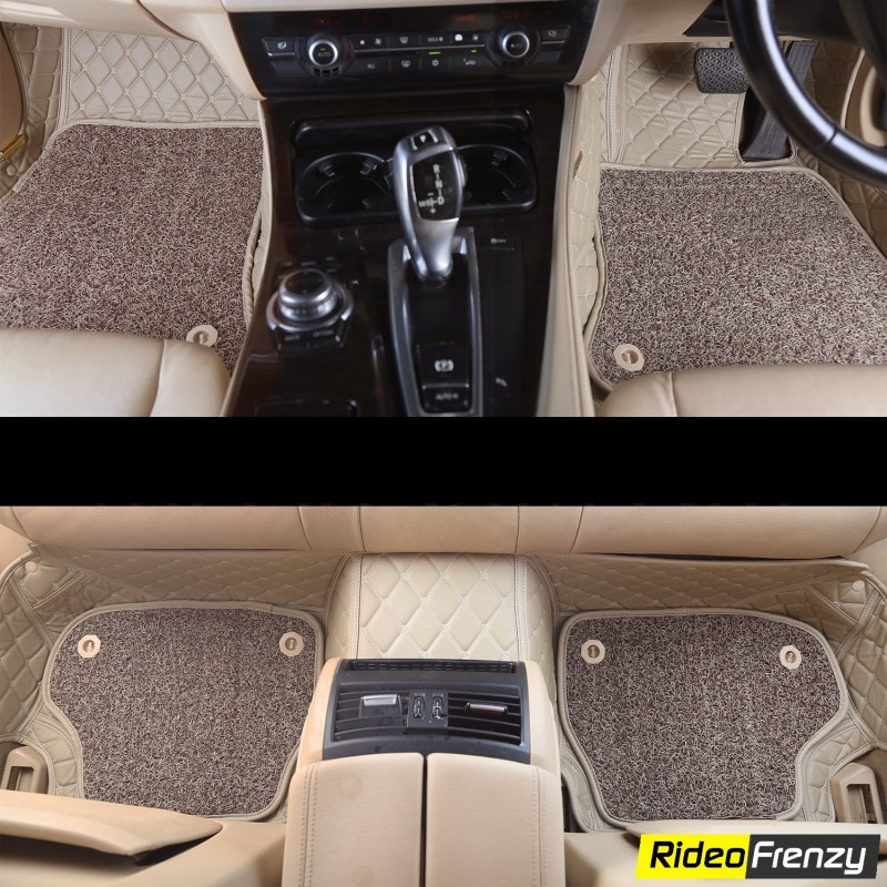 Buy Jeep Compass Full Coverage 7D Floor Mats online at low prices-RideoFrenzy