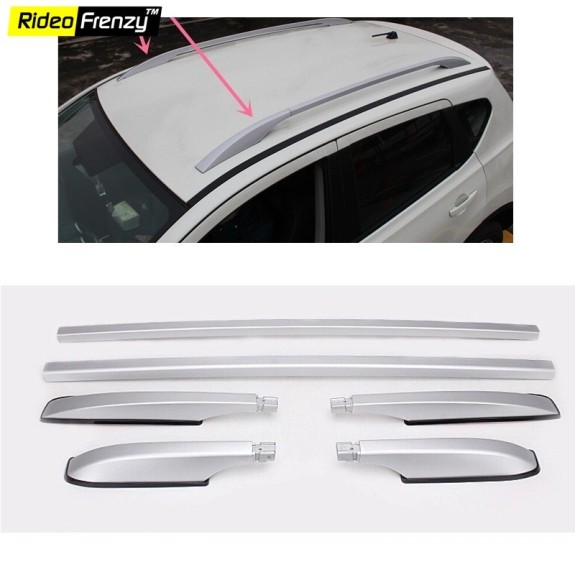 Buy Premium Silver Highline Roof Rails online at low prices-RideoFrenzy