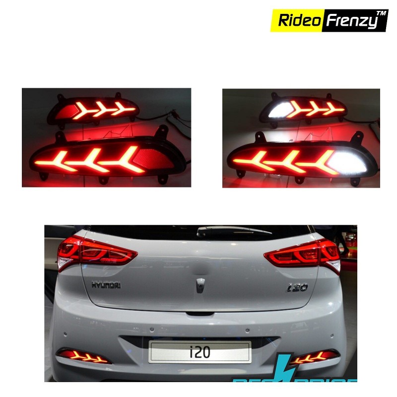Buy Hyundai Elite i20 Rear LED Reflector Lamp DRL online at low prices-RideoFrenzy