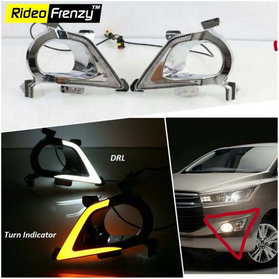 Buy Toyota Innova Crysta LED DRL Kit at low prices-Rideofrenzy