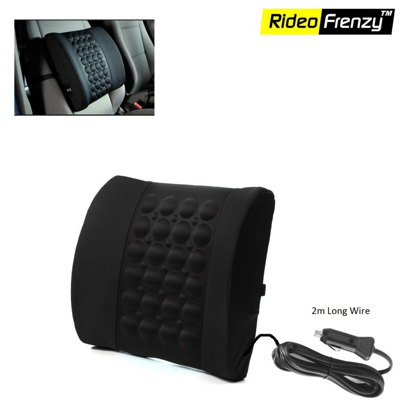 Buy Black Car Seat Vibrating Massage Cushion Online | 100% Original