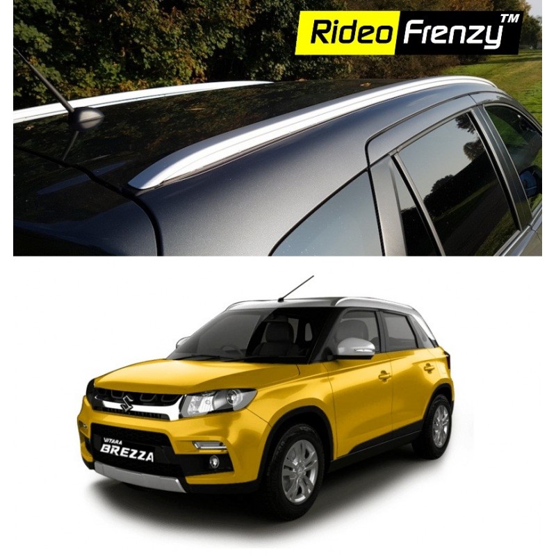 Buy Vitara Brezza Silver Roof Rails Online India | Limited Stock | Free Shipping