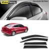 Buy Unbreakable New Verna 2017 Door Visors in ABS Plastic at low prices-RideoFrenzy