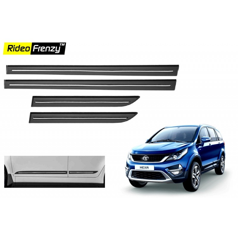 Buy Tata Hexa Black Chromed Side Beading online at low prices-RideoFrenzy