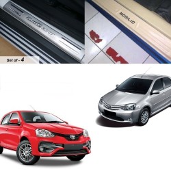 Buy Toyota Etios Liva Stainless Steel Sill Plate online at low prices-Rideofrenzy