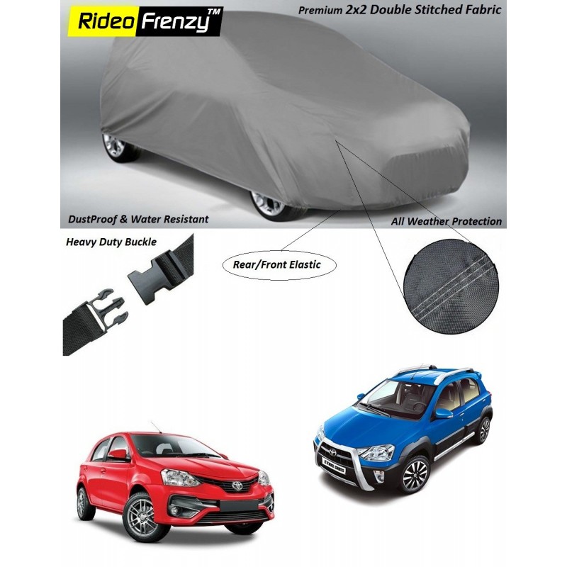 Buy Heavy Duty Toyota Etios Liva & Etios Cross Car Body Covers online at low prices-Rideofrenzy