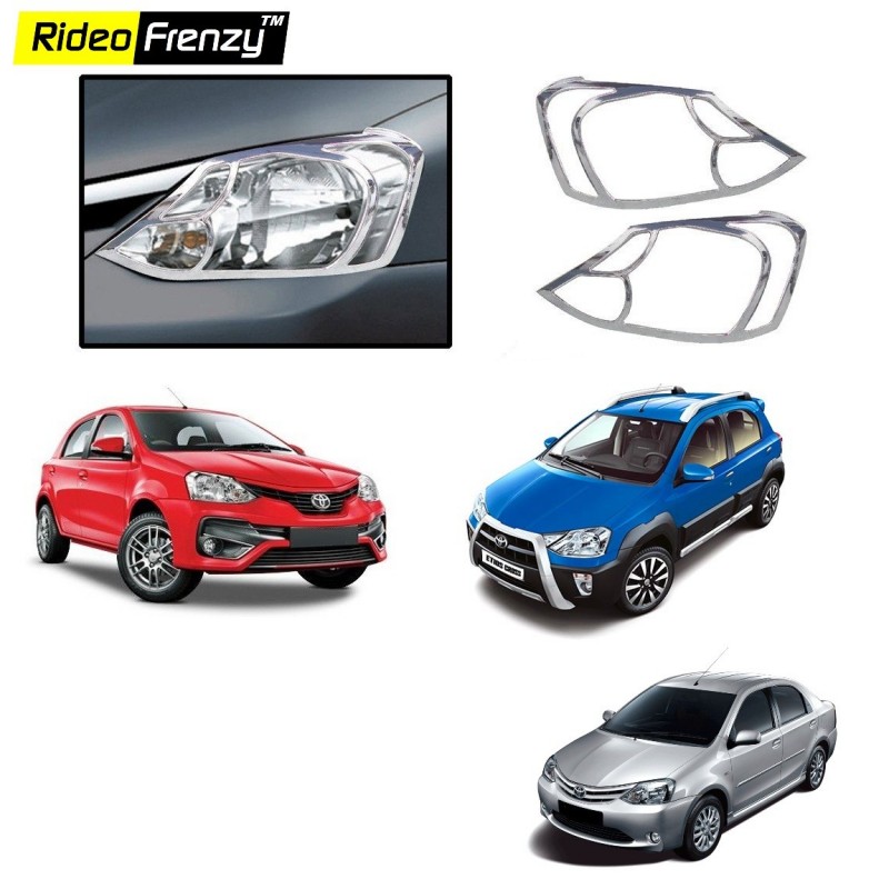 Buy Premium Quality Toyota Etios,Liva & Etios Cross Chrome Head Light online at low prices-Rideofrenzy