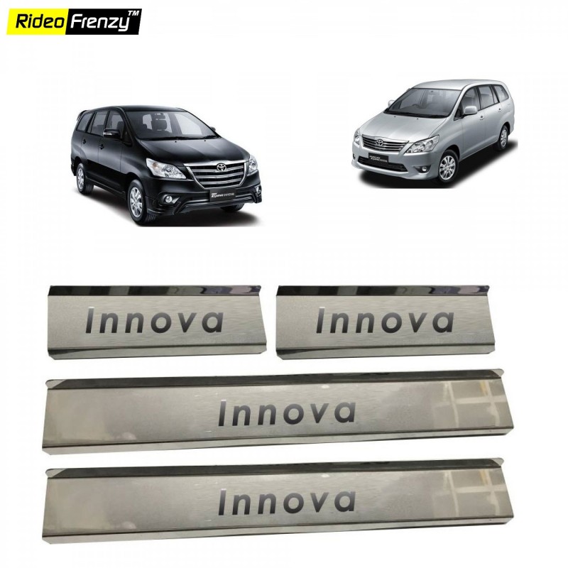 Buy Toyota Innova Stainless Steel Sill Plates online at low prices-Rideofrenzy