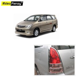 Buy Chrome Tail Light Cover for Toyota Innova 2nd Gen online at low prices-Rideofrenzy