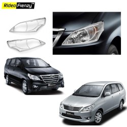 Buy Toyota Innova Chrome HeadLight Covers online at low prices-Rideofrenzy