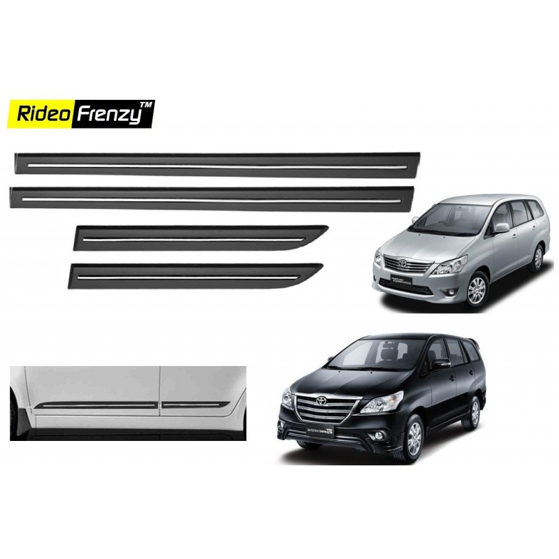 Buy Toyota Innova Black Chromed Side Beading online at low prices-Rideofrenzy