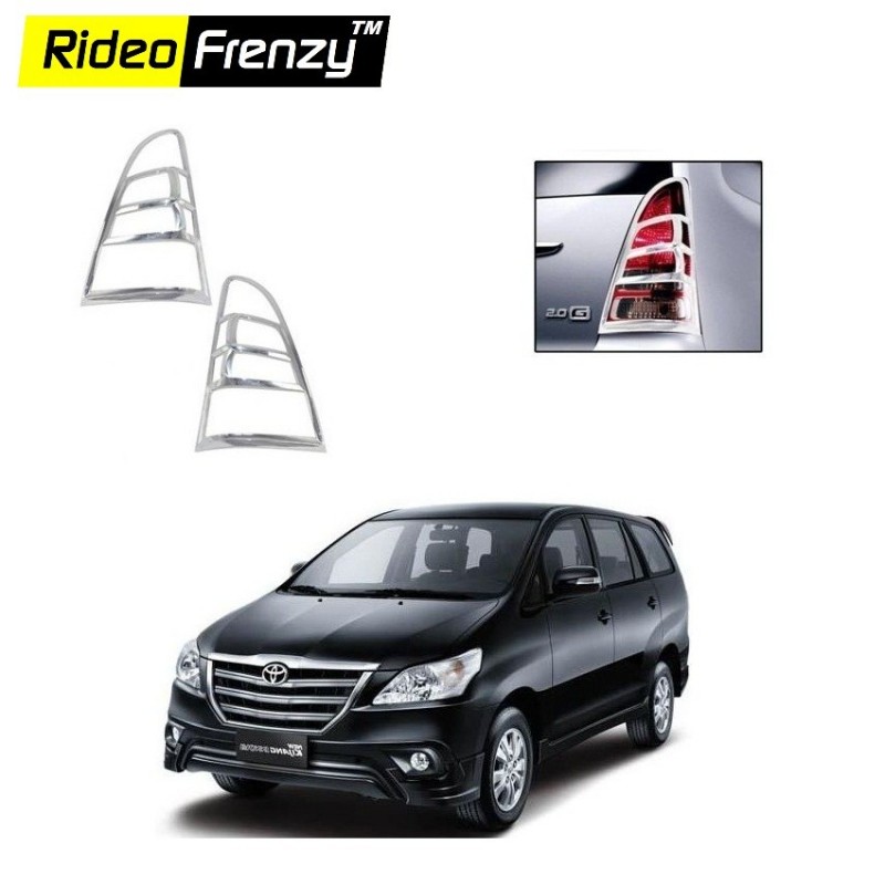 Buy New Toyota Innova Chrome Tail Light Covers online at low prices-Rideofrenzy