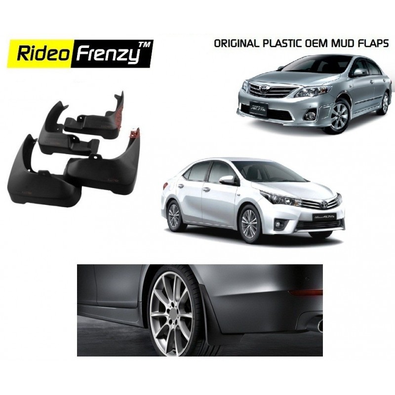 Buy Plastic OEM Toyota Corolla Altis Mud Flaps online at low prices-Rideofrenzy