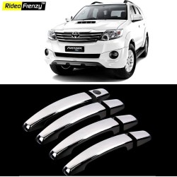 Buy  Toyota Fortuner Chrome Handle Covers online at low prices-Rideofrenzy