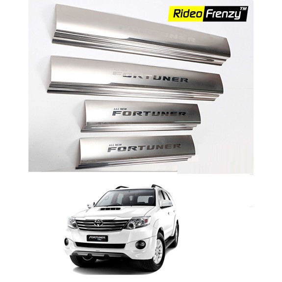 Buy Original OEM Toyota Fortuner Door Stainless Steel Sill Plate online at low prices-Rideofrenzy