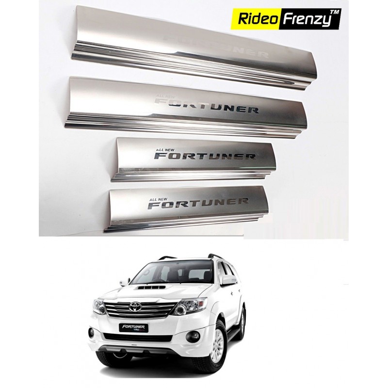 Buy Original OEM Toyota Fortuner Door Stainless Steel Sill Plate online at low prices-Rideofrenzy