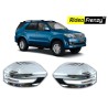 Buy Original Triple layer Toyota Fortuner Chrome Side Mirror covers online at low prices-Rideofrenzy