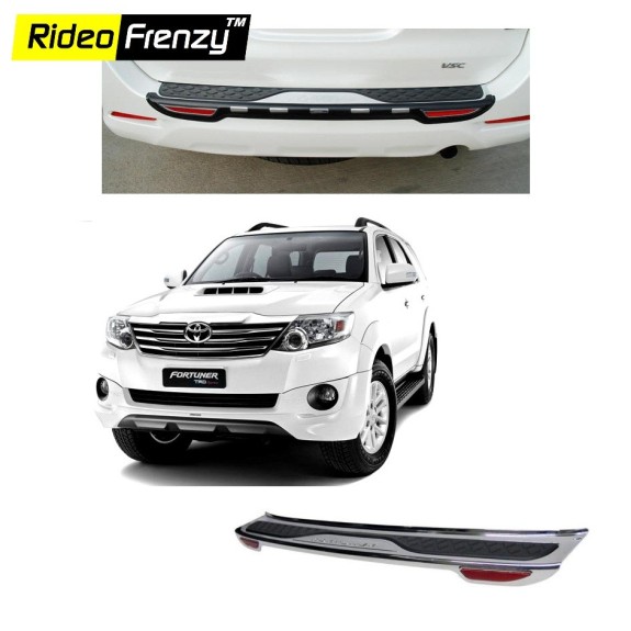Buy Toyota Fortuner Rear Foot Plate Chrome online at low prices-Rideofrenzy