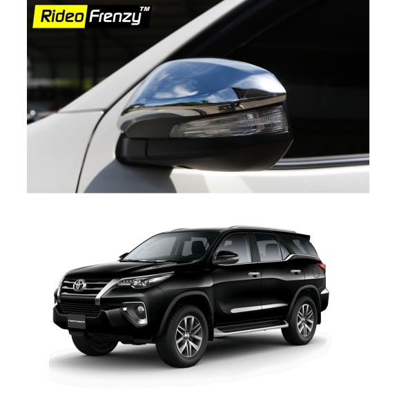 Buy New Toyota Fortuner 2017 Chrome Mirror Covers online at low prices-Rideofrenzy