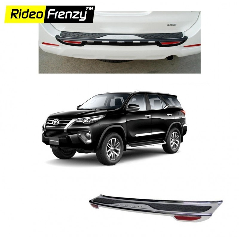 Buy Toyota New Fortuner Rear Foot Plate Chrome online at low prices-Rideofrenzy