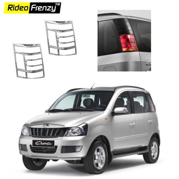 Buy Mahindra Quanto Chrome Tail Light Covers online at low prices-Rideofrenzy