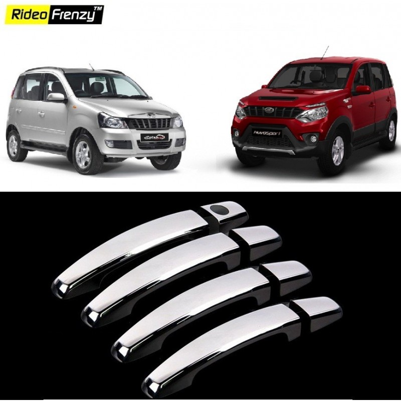 Buy Mahindra Quanto & Nuvo Sport Chrome Catch/Handle Covers online at low prices-Rideofrenzy