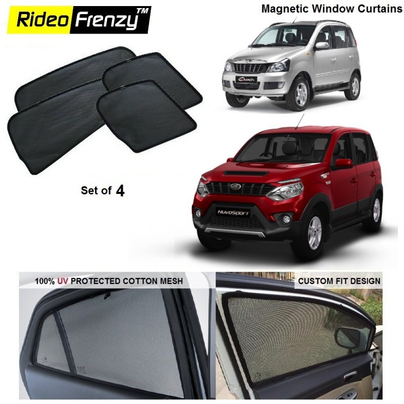 Buy Mahindra Quanto & Nuvo Sport Magnetic Window Sunshade online at low prices-Rideofrenzy