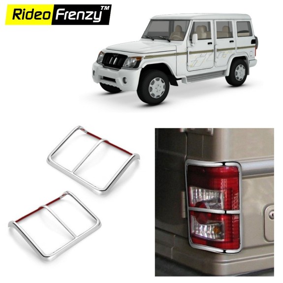 Buy Mahindra Bolero Chrome Tail Light Covers online at low prices-Rideofrenzy