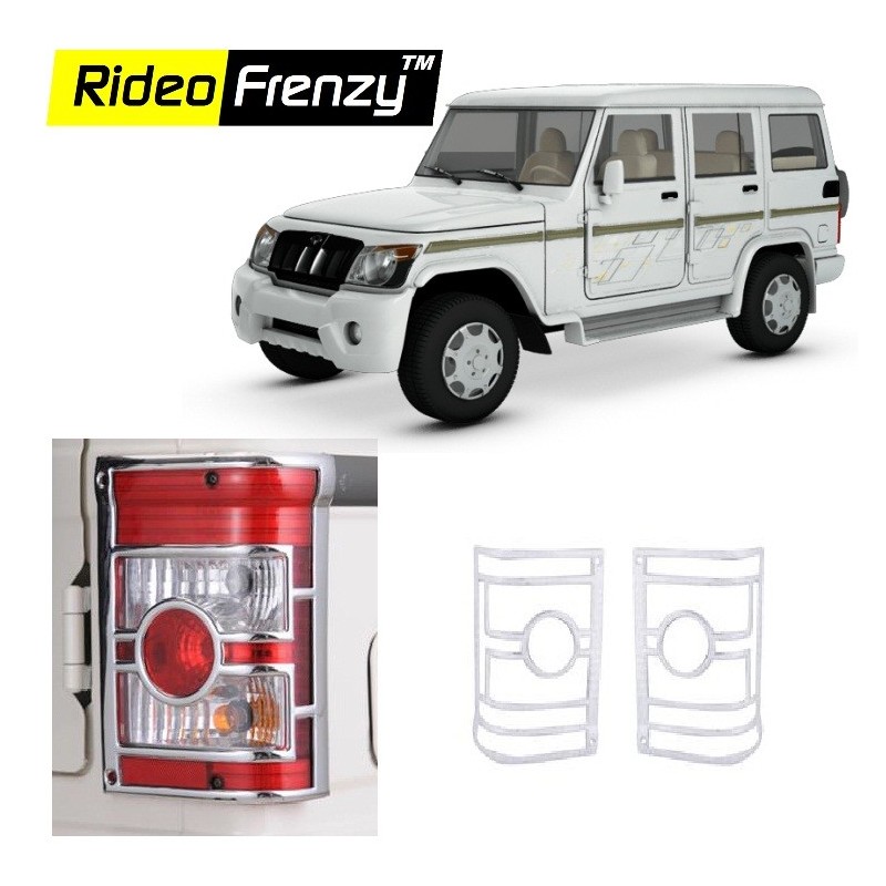 Buy New Mahindra Bolero Chrome Tail Light Cover online at low prices-Rideofrenzy