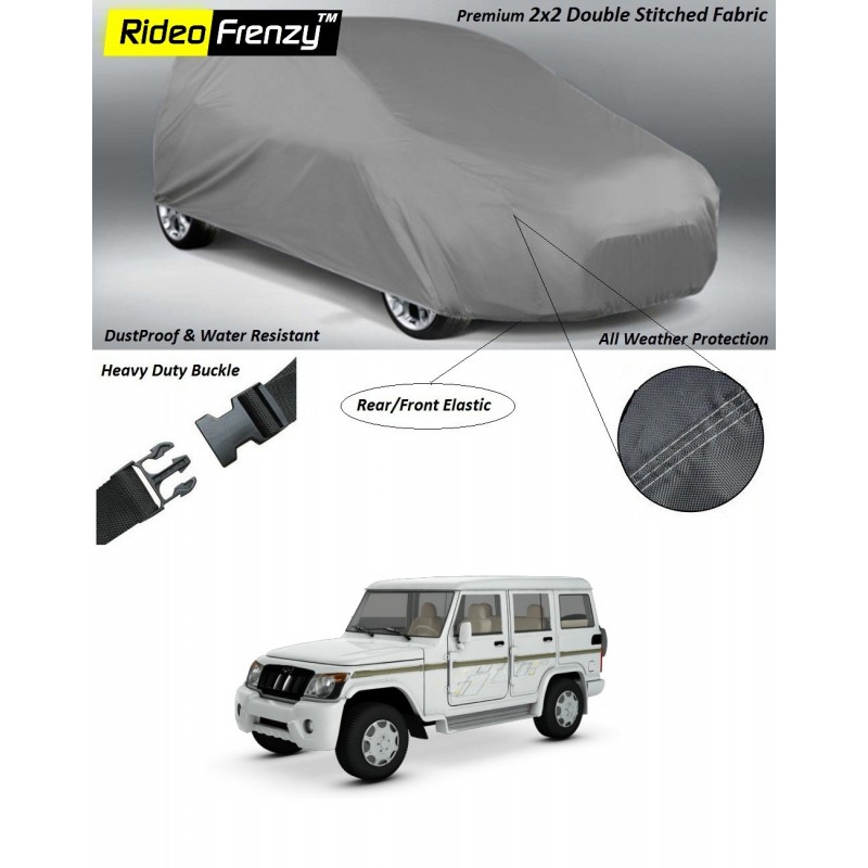 Buy Heavy Duty Mahindra Bolero Car Body Covers online at low prices-Rideofrenzy