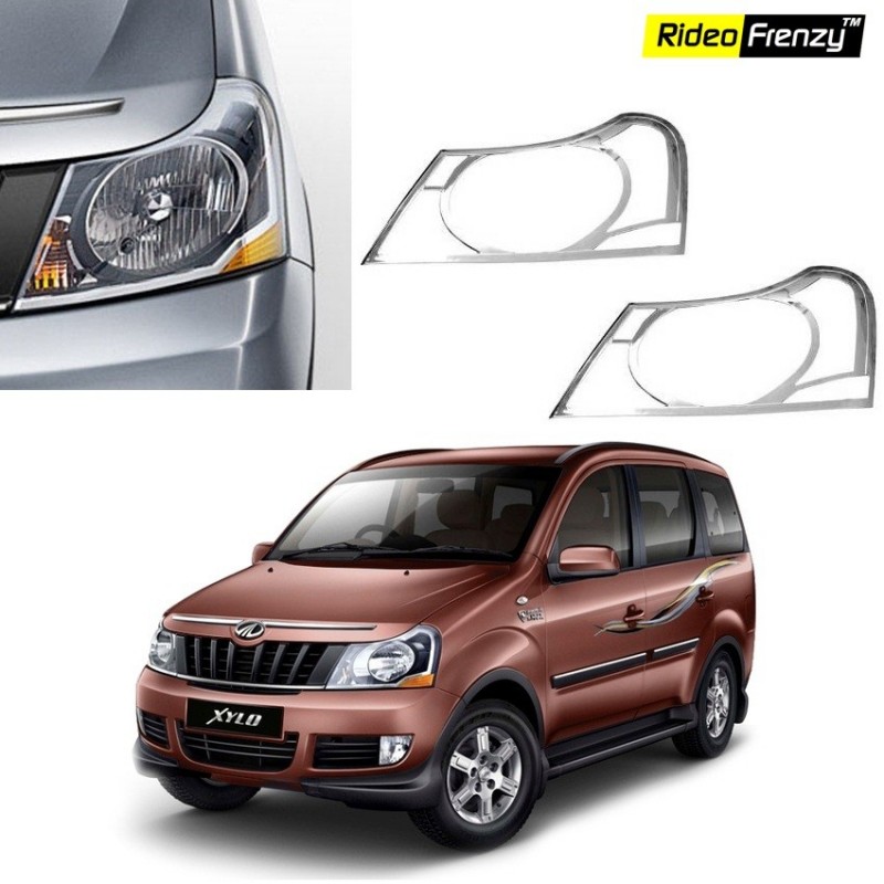 Buy Mahindra Xylo Chrome HeadLight Covers online at low prices-Rideofrenzy