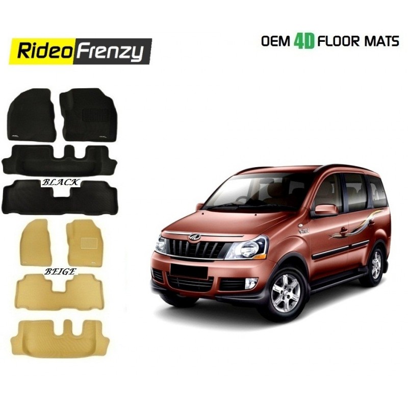 Buy Ultra Light Mahindra Xylo Bucket 3D Floor Mats online at low prices-Rideofrenzy