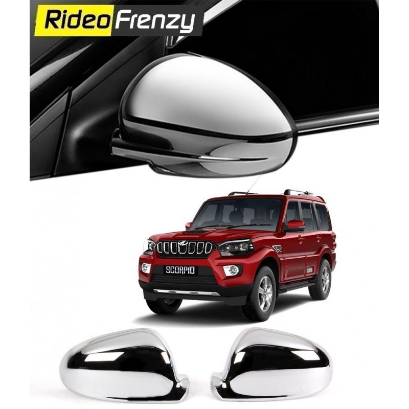 Buy Mahindra Scorpio 2014 Chrome Side Mirror online at low prices-Rideofrenzy
