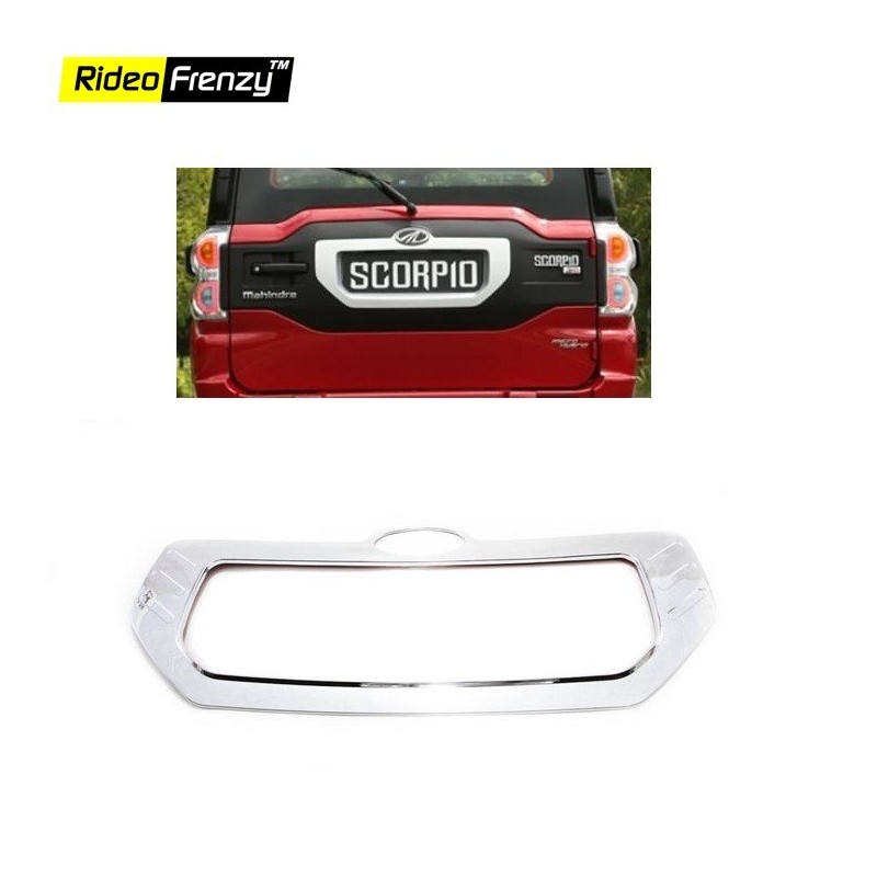 BuyNew Mahindra Scorpio Rear Chrome Garnish online at low prices-Rideofrenzy