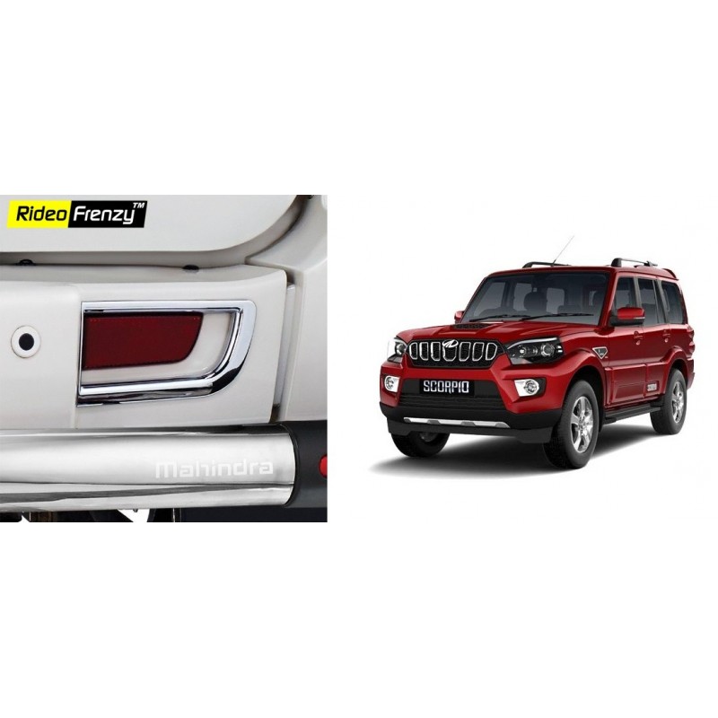 Buy New Mahindra Scorpio Chrome Reflector Garnish online at low prices-Rideofrenzy