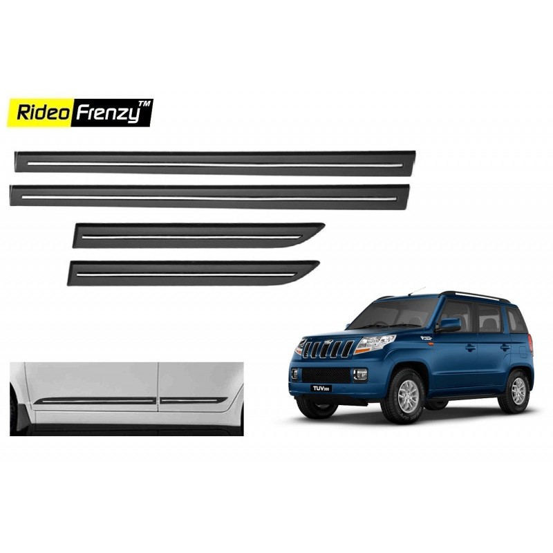 Buy Mahindra TUV300 Black Chromed Side Beading online at low prices-Rideofrenzy