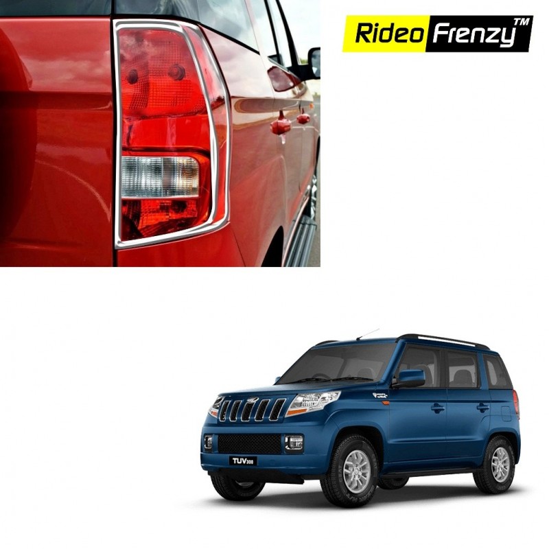 Buy Mahindra TUV300 Chrome Tail Light Covers online at low prices-Rideofrenzy
