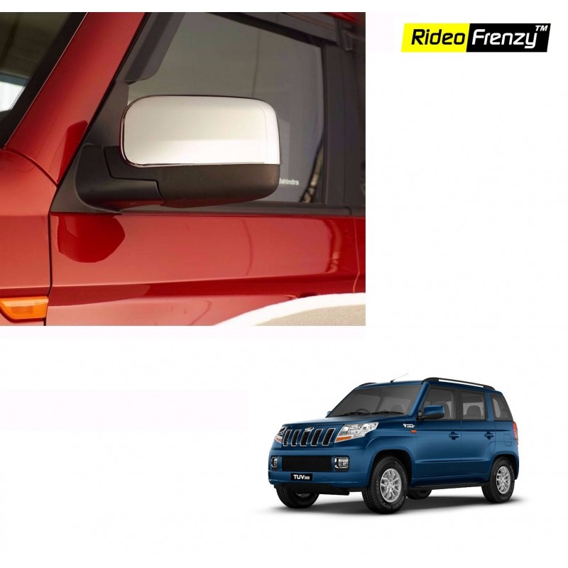 Buy Mahindra TUV300 Chrome Mirror Covers online at low prices-Rideofrenzy
