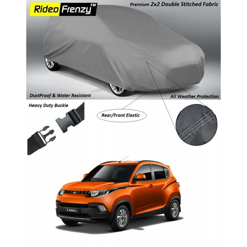Buy Heavy Duty Mahindra KUV100 Body Cover online at low prices-Rideofrenzy