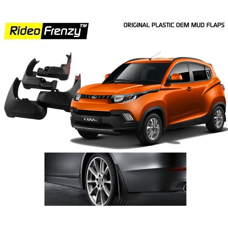 Buy Plastic OEM Mahindra Kuv100 Mud Flaps online at low prices-Rideofrenzy