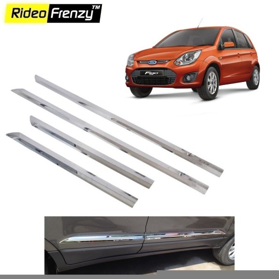 Buy Stainless Steel Ford Figo Chrome Side Beading online at low prices-Rideofrenzy