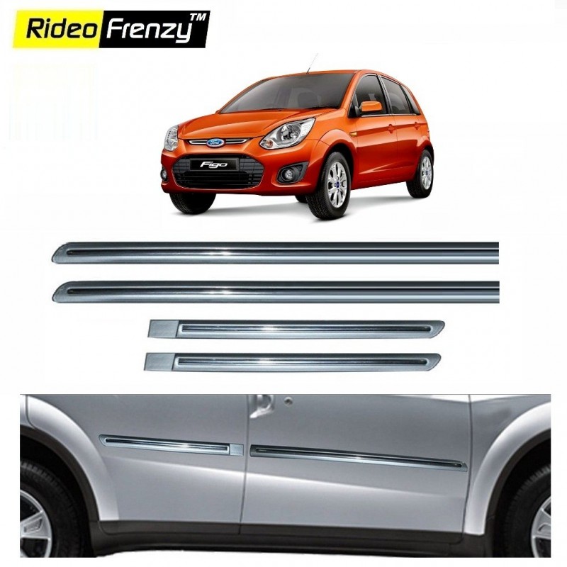 Buy Ford Figo Silver Chromed Side Beading online at low prices-Rideofrenzy