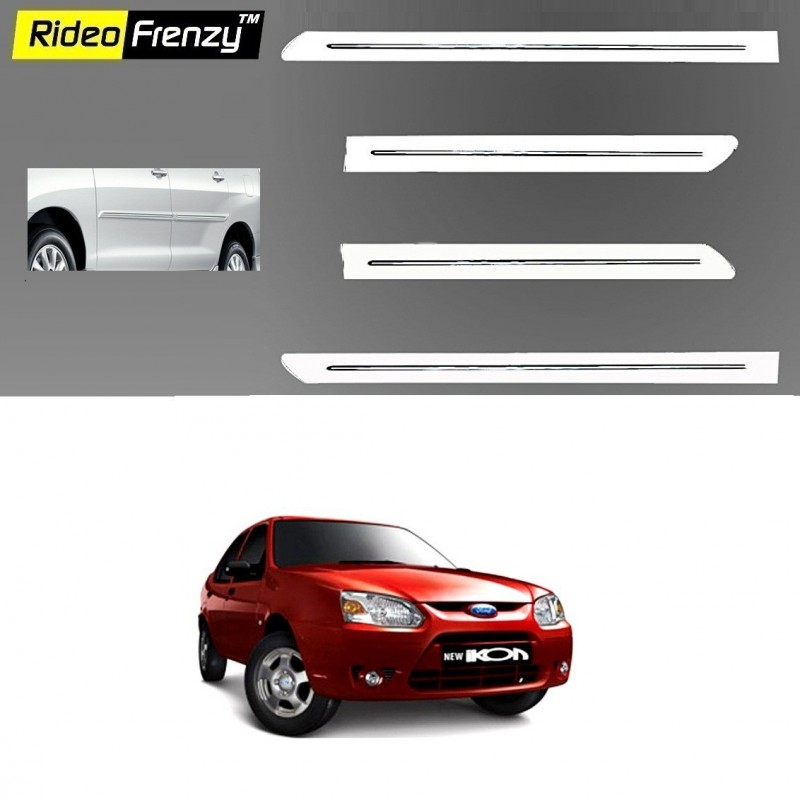 Buy Ford Ikon White Chromed Side Beading online at low prices-Rideofrenzy