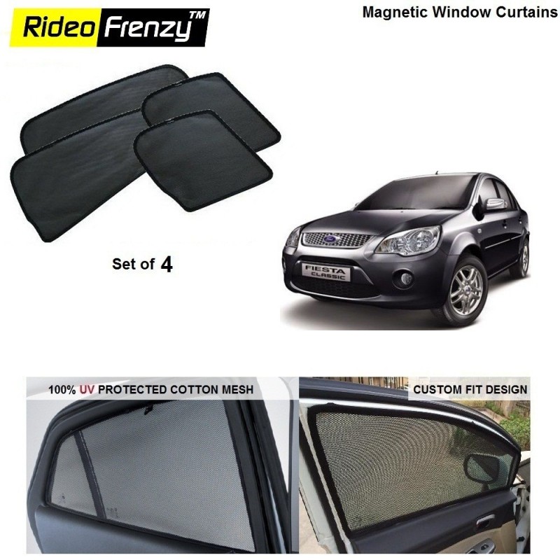 Buy Magnetic Car Window Sunshade for Ford Fiesta Classic online at low prices-Rideofrenzy