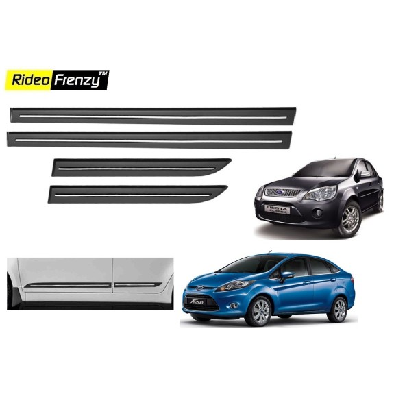 Buy Ford Fiesta Black Chromed Side Beading online at low prices | Rideofrenzy