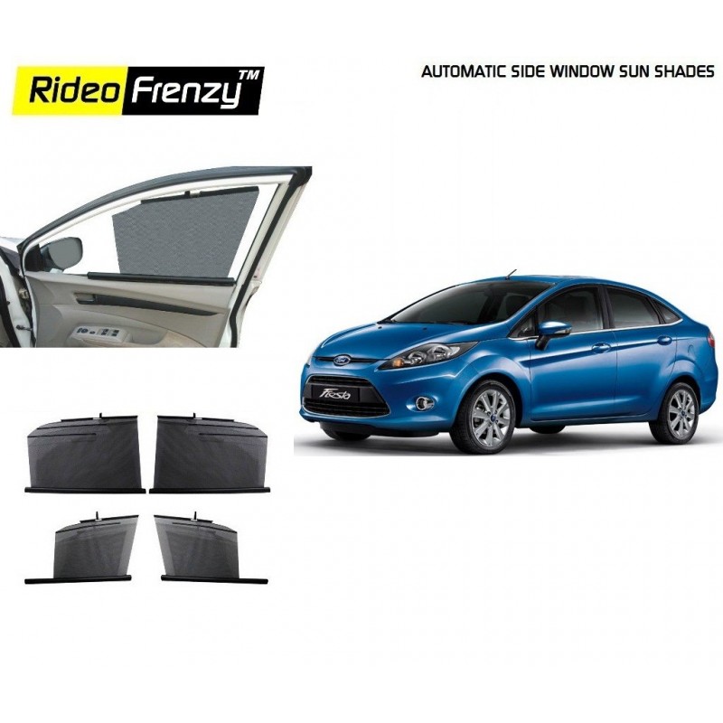 Buy New Ford Fiesta Automatic Side Window Sun Shades online at low prices-Rideofrenzy