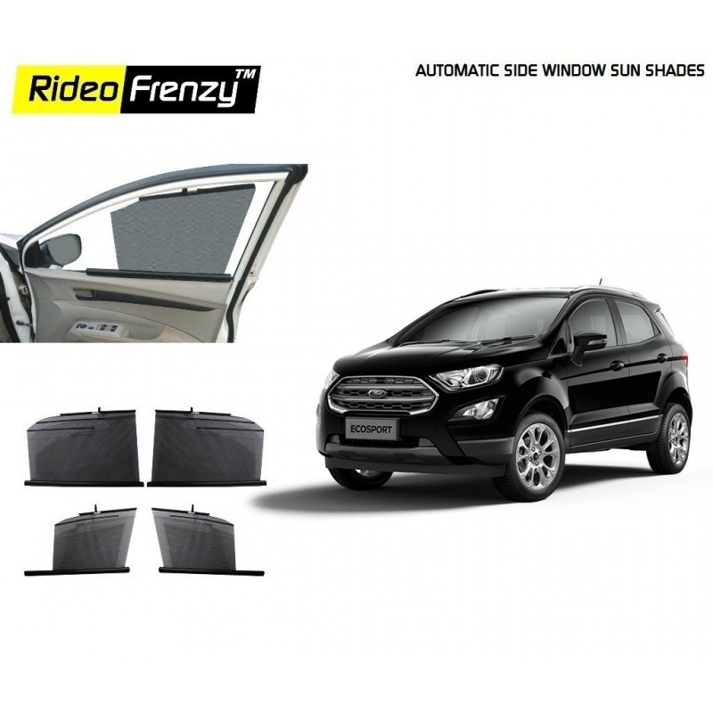 Buy Ford Ecosport Automatic Side Window Sun Shade online at low prices | Rideofrenzy